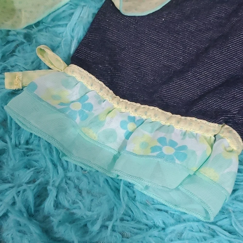 Little Lass Floral and Ruffle Pants and Top Set - Picture 2 of 5